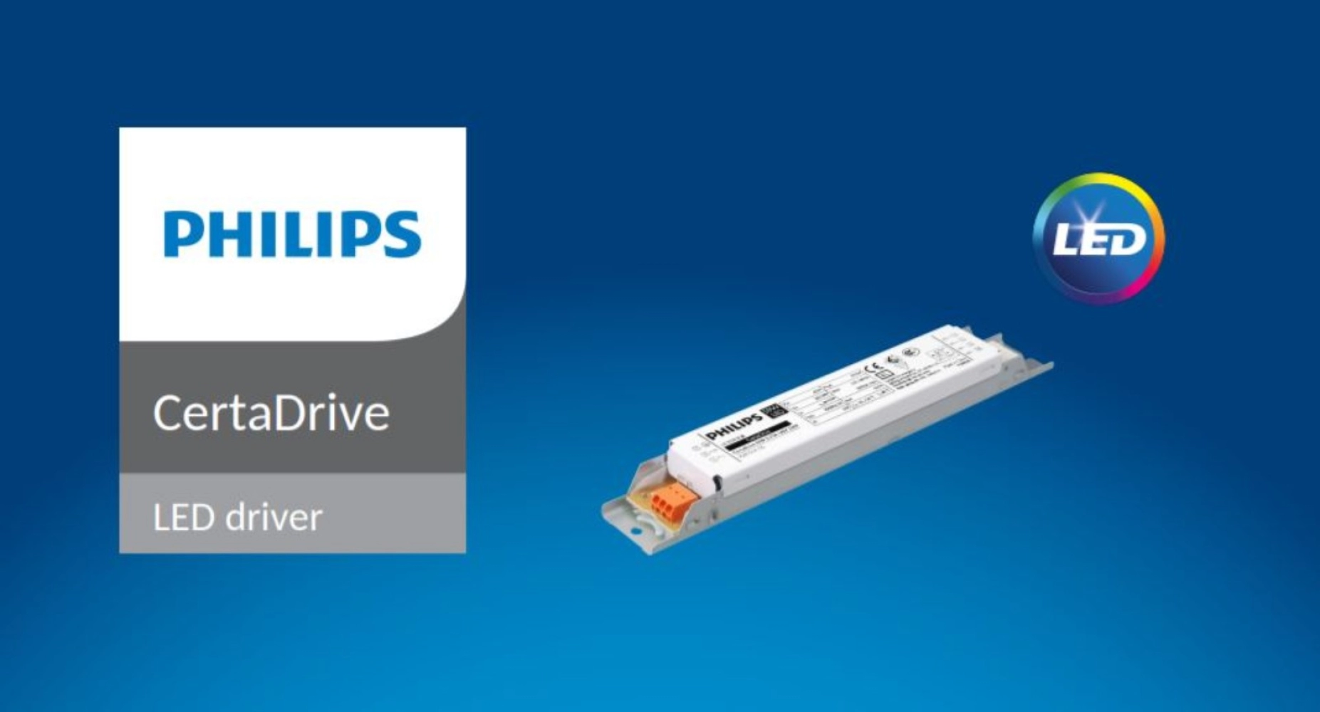 PHIILIPS CERTADRIVE 44W 0.32A 137V 230V LED ELECTRONIC BALLAST/DRIVER 929001598706