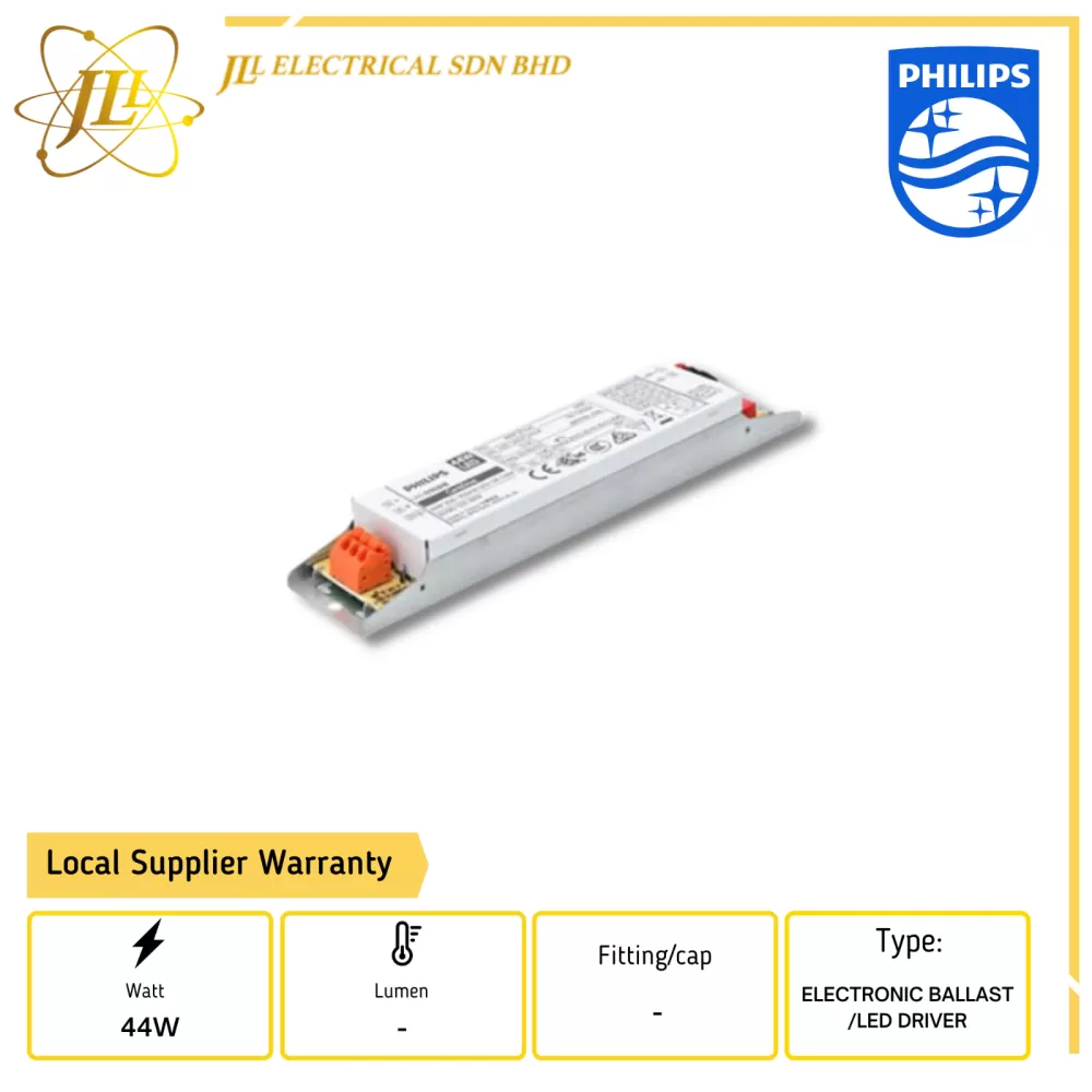 PHILIPS CERTADRIVE 44W 200-350MA 125V DS 230V LED ELECTRONIC BALLAST/ DRIVER 9290021659