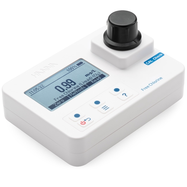 HI97701 Free Chlorine Portable Photometer with CAL Check - meter only Portable Photometers Photometers Selangor, Malaysia, Penang, Sabah, Kuala Lumpur (KL), Petaling Jaya (PJ), Sungai Nibong, Kota Kinabalu Supplier, Suppliers, Supply, Supplies | Hanna Instruments (M) Sdn Bhd