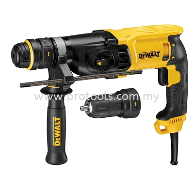 DEWALT D25144K SDS PLUS ROTARY HAMMER 3mode 900W 3.2J 28mm - FOC MAKITA DRIL BIT