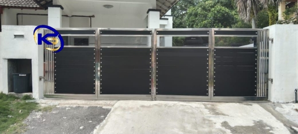 Folding Gate Jalan Inaisari 1, Bandar Sungai Buaya, Rawang Gombak Selangor Main Gate  Johor Bahru (JB), Malaysia, Selangor, Kuala Lumpur (KL) Supplier, Suppliers, Supply, Supplies | Knight Services Enterprise Sdn Bhd