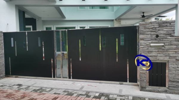 Sliding Gate & Entrance Door Perpaduan Mulia 14, Taman Perpaduan Mulia, Ipoh Kinta Perak Main Gate  Johor Bahru (JB), Malaysia, Selangor, Kuala Lumpur (KL) Supplier, Suppliers, Supply, Supplies | Knight Services Enterprise Sdn Bhd