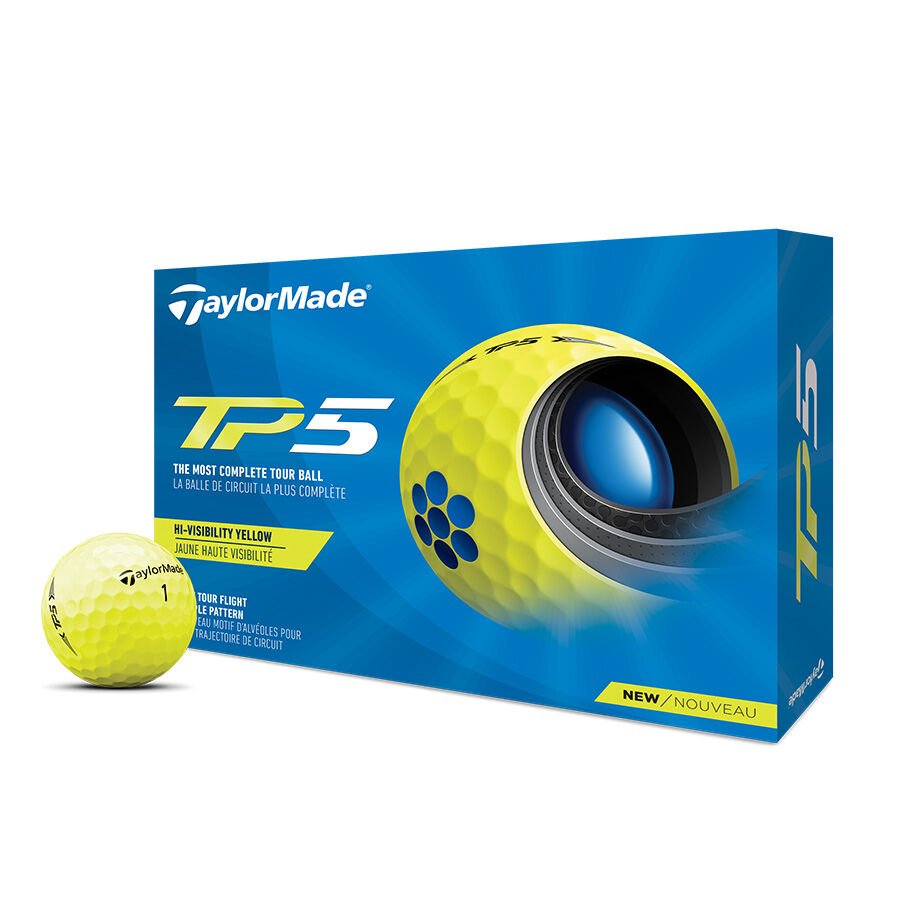 TP5 YELLOW GOLF BALLS