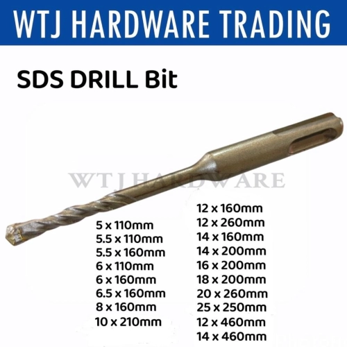 SDS Concrete Drill Bit 5.0mm - 20mm