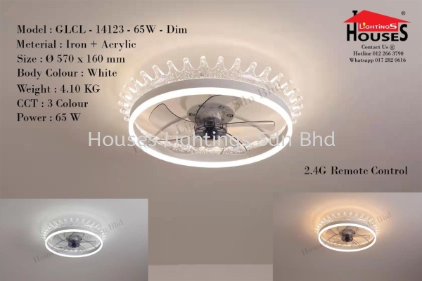 14123-65W SV-R LED-3C + FAN Ceiling Light c/w Fan Selangor, Malaysia, Kuala Lumpur (KL), Puchong Supplier, Suppliers, Supply, Supplies | Houses Lightings Sdn Bhd