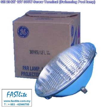 GE 23427 PAR56/WFL 12v 300w Screw Terminal Swimming Pool lamp