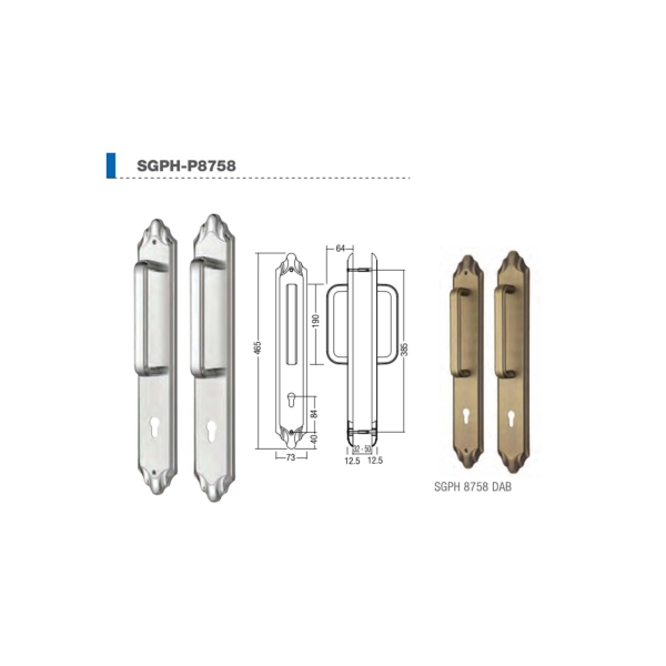 SGPH-P8758 Pull Handle Series  Door and Architectural Hardware  Johor Bahru JB Malaysia Supplier, Supply, Supplies | KOON SIONG KEY MARKETING SDN BHD