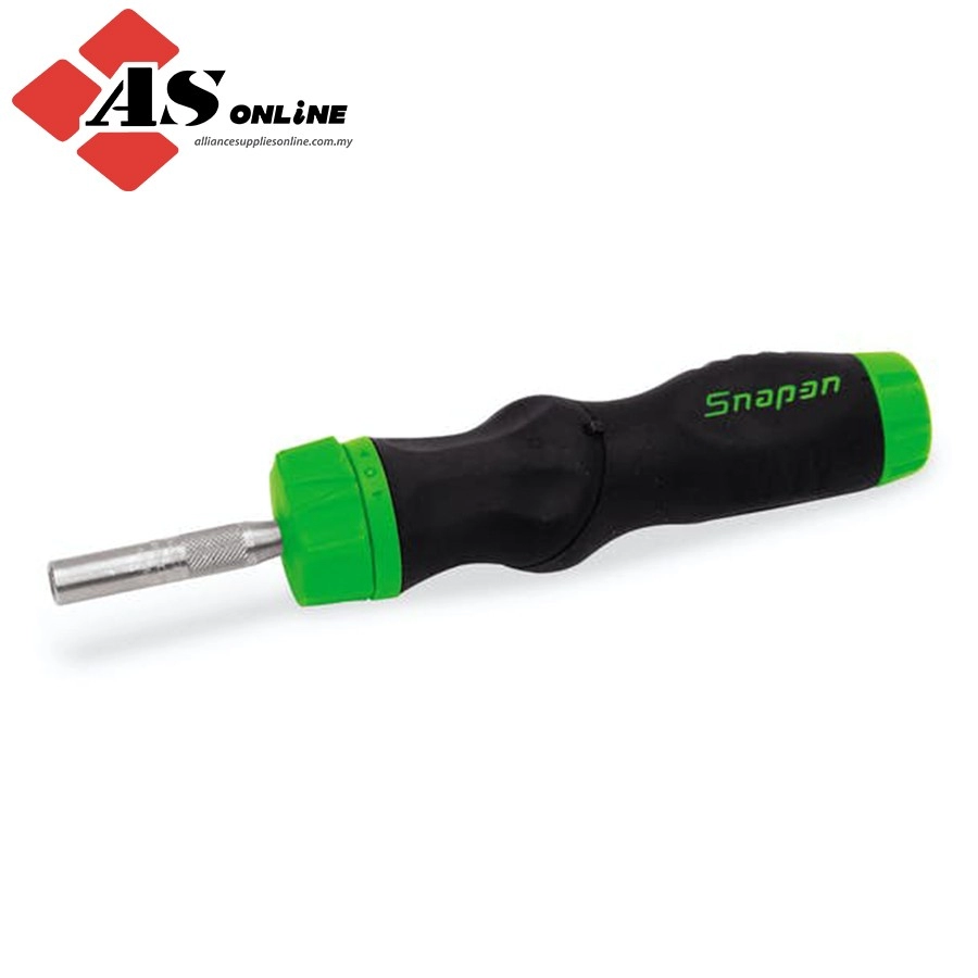SNAP-ON Ratcheting Five-Position Soft Grip Screwdriver (Green) / Model: SGDMRCE44G