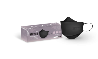 Durio 904 KF94 Respirator (Black) - 10pcs