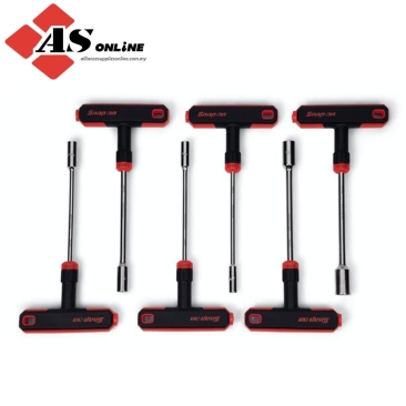 SNAP-ON 6 pc 12-Point Soft Grip Handle Nut Driver Set (1/2-9/32") / Model: NDSG600A