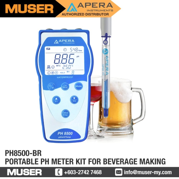 PH8500-BR Portable pH Meter for Beverage Making | Apera by Muser pH Meter Apera Kuala Lumpur (KL), Malaysia, Selangor, Sunway Velocity Supplier, Suppliers, Supply, Supplies | Muser Apac Sdn Bhd