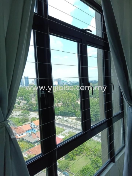 Invisible window grill window grill Invisible Grill Johor Bahru (JB), Gelang Patah, Malaysia, Taman Pelangi Service, Contractor | Yijia Iron Steel Engineering Sdn Bhd