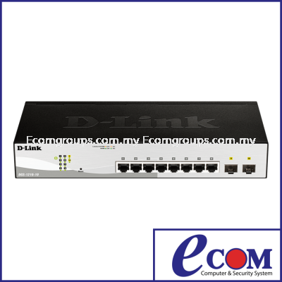 D-LINK 10-Port Gigabit Smart Managed Switch DGS-1210-10/H