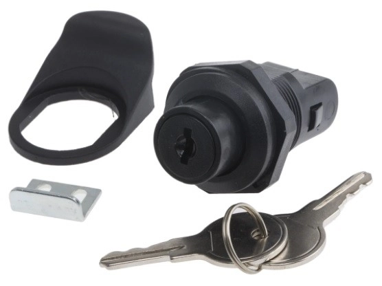  124-1902 - RS PRO Polycarbonate Black Camlock, Key to unlock