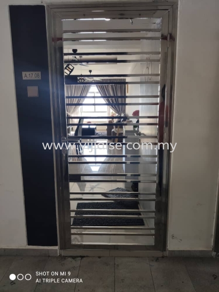  Single Door Door Stainless Steel Works Johor Bahru (JB), Gelang Patah, Malaysia, Taman Pelangi Service, Contractor | Yijia Iron Steel Engineering Sdn Bhd
