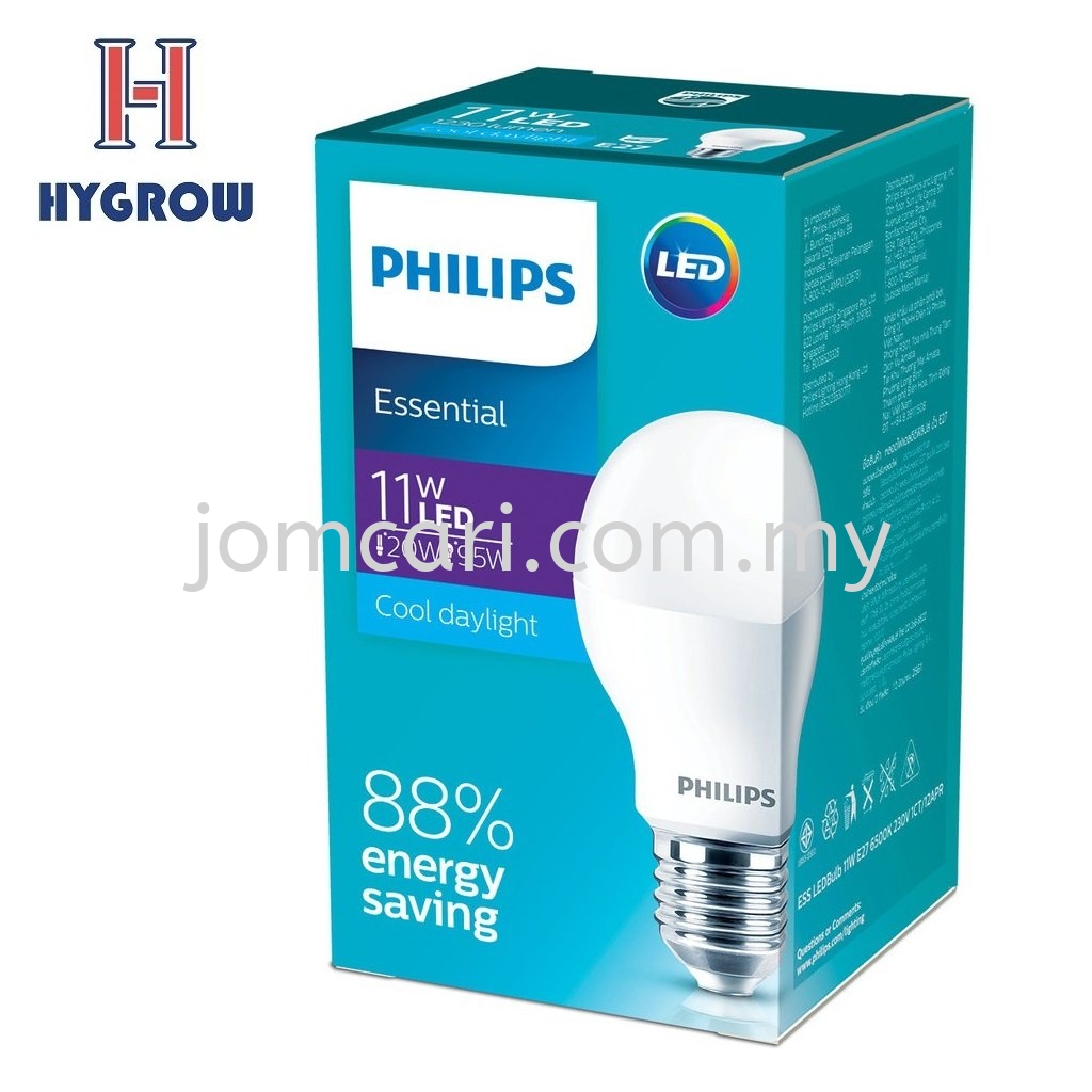PHILIPS Essential LED Bulb 11W E27 6500K Cool Daylight Lamp & Bulb Lighting  Selangor, Malaysia, Kuala