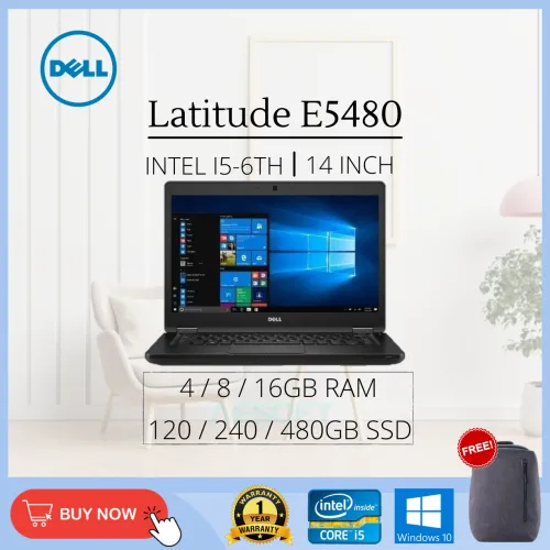 (Refurbished Laptop Grade AAA) Latitude E5480 / 14'' / i5-6th