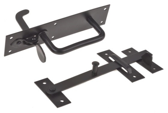 894-6796 - RS PRO Steel Suffolk Latch with Black Epoxy Finish Door Latches RS Pro MRO Malaysia, Penang, Singapore, Indonesia Supplier, Suppliers, Supply, Supplies | Hexo Industries (M) Sdn Bhd