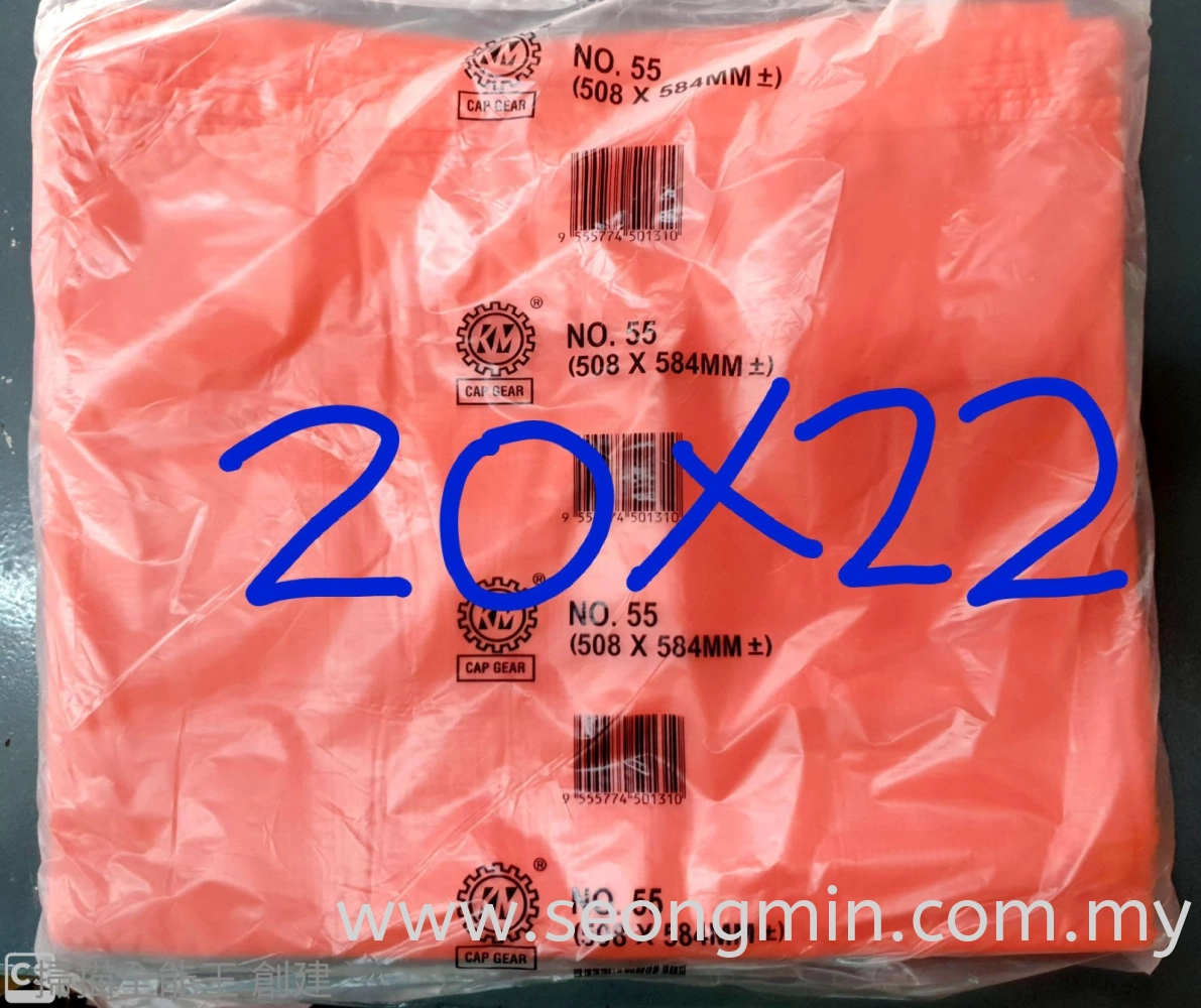 20x22 (NO 55) 508mm x 584mm T Shirt Bag Cap Gear