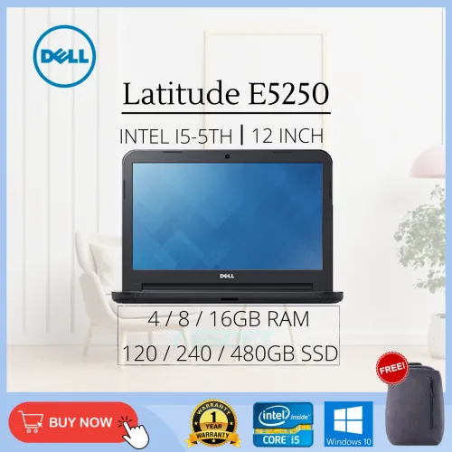 (Refurbished Laptop Grade AAA) Latitude E5250 / 12'' / i5-5th