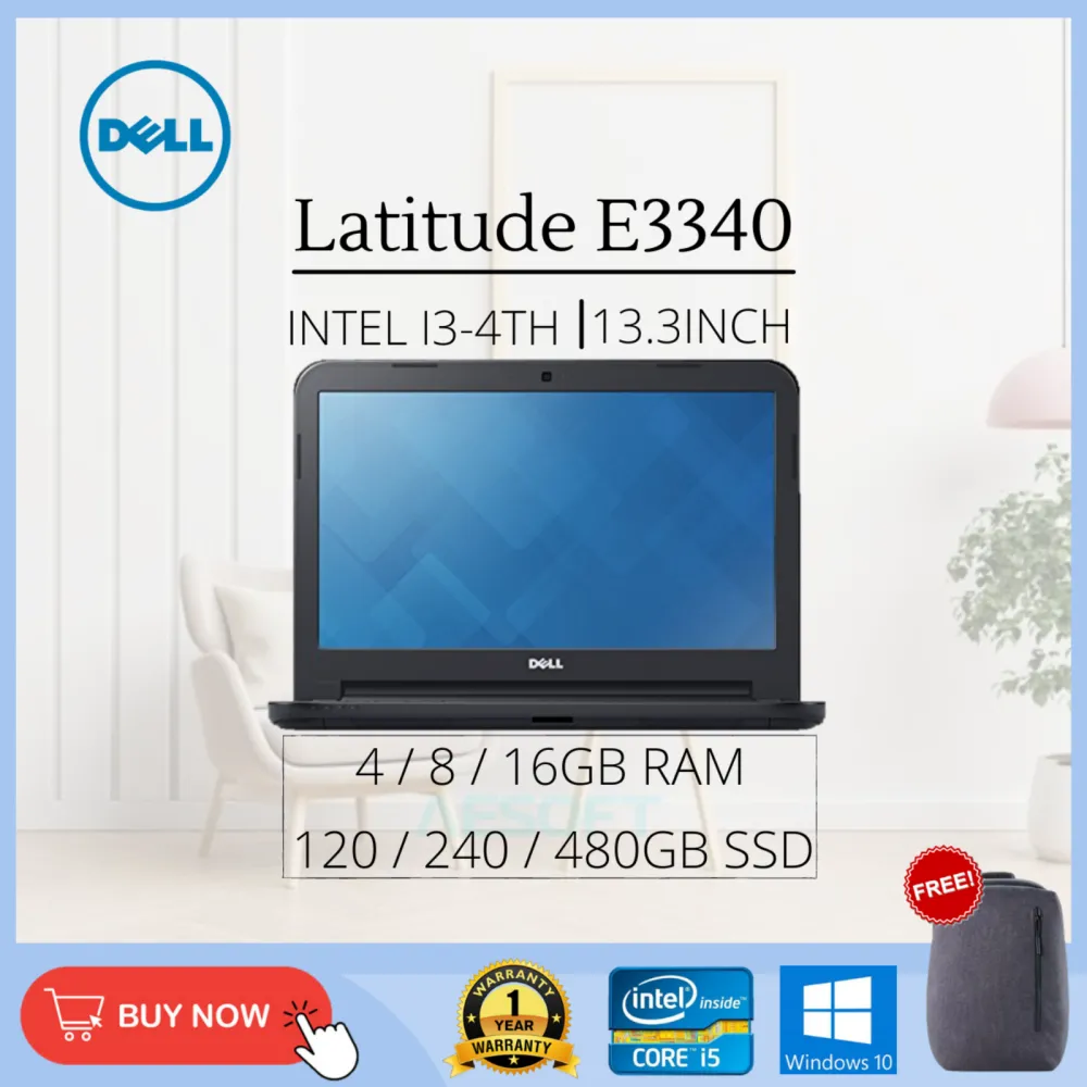  (Refurbished Laptop Grade AAA) Latitude E3340 / 13.3'' / i3-4th