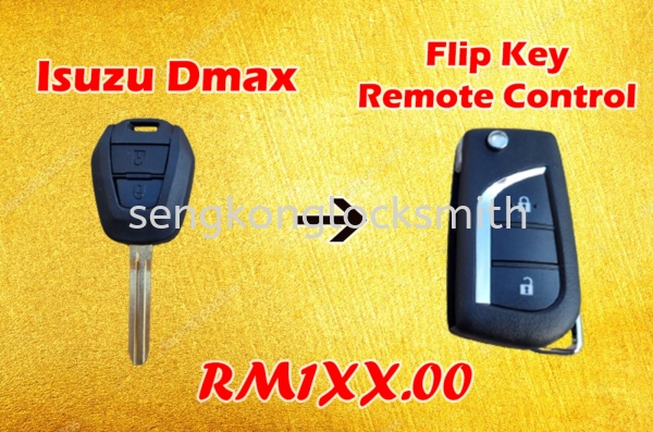 promotion isuzu dmax car flip key remote control PROMOTION Selangor, Malaysia, Kuala Lumpur (KL), Puchong Supplier, Suppliers, Supply, Supplies | Seng Kong Locksmith Enterprise