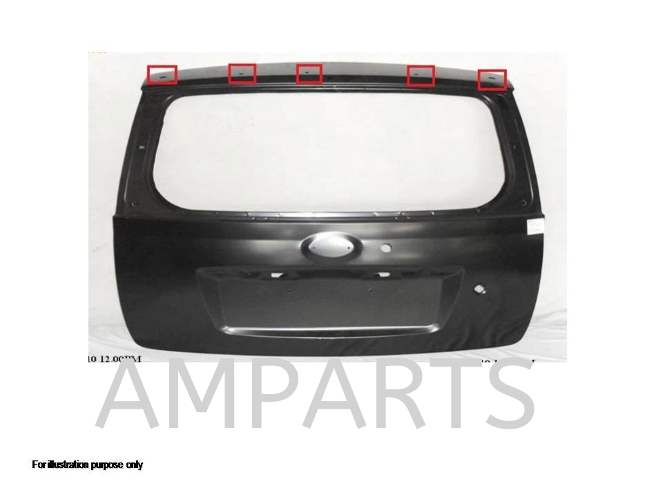 Perodua Viva 2007 Rear Boot With Spoiler Hole