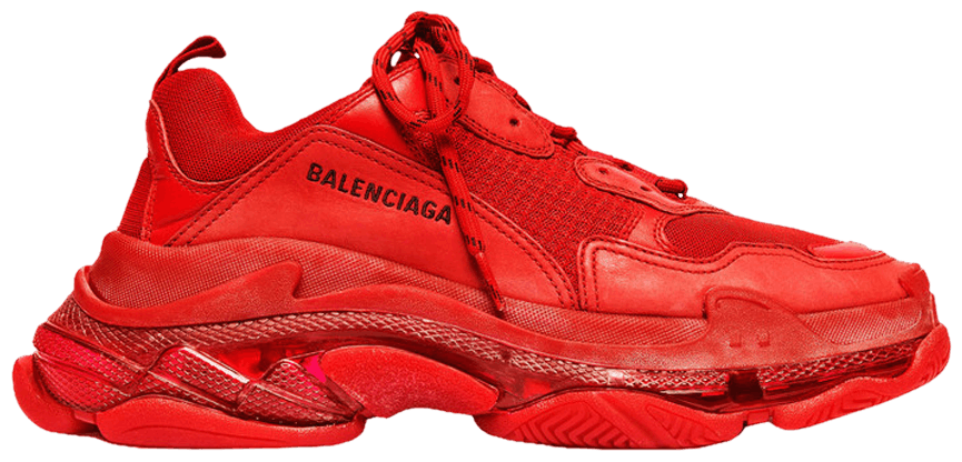 BALENCIAGA TRIPLE S CLEAR SOLE IN PINK SoHo Sneaker
