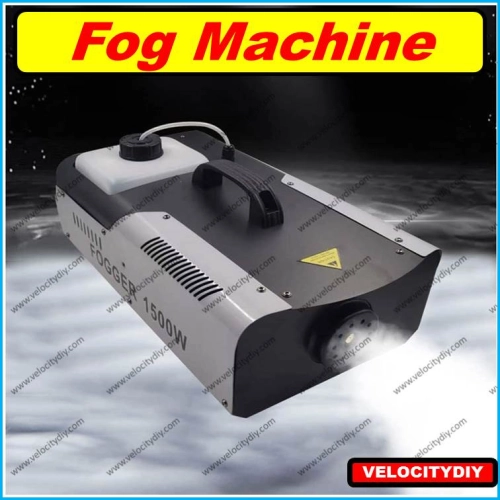 （发烟器喷雾机）Thermostatic Smoke Machine Stage Fog Machine with Remote and Wire Control 1200 Watt