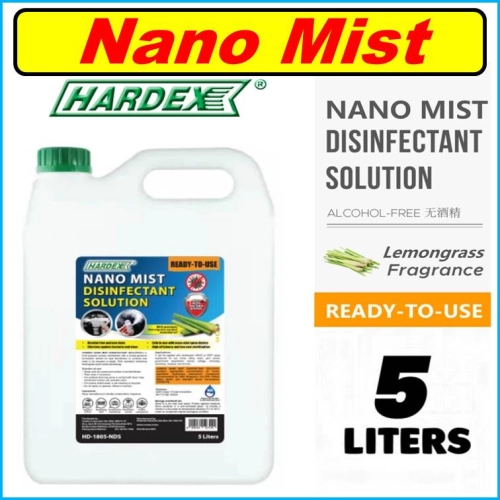 （喷雾枪药水）Hardex Nano Mist Disinfectant Solution 5 L