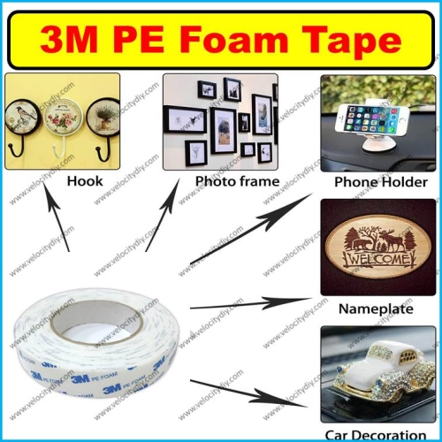 （双面胶）3M PE Foam Tape For General & Indoor Applications