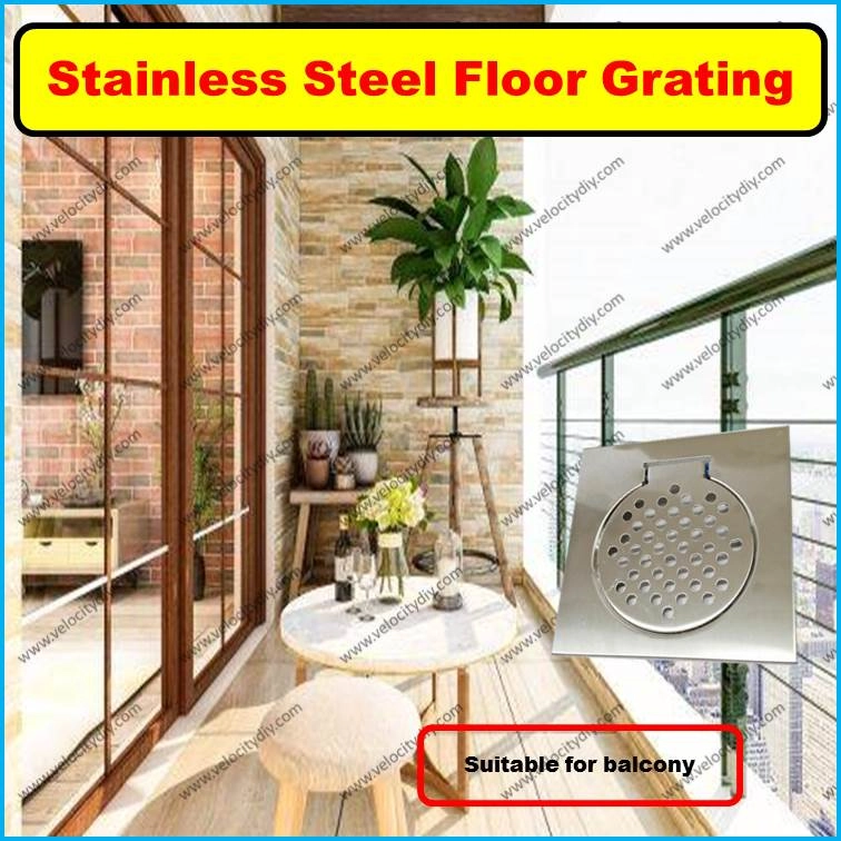 （白钢地漏）4" 6" Stainless Steel Floor Grating