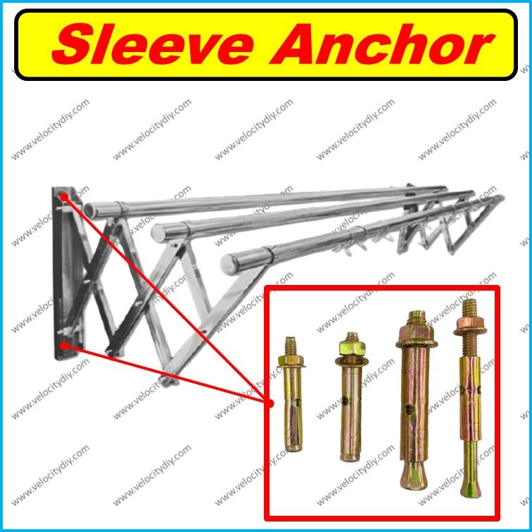 （铁墙塞）GI Sleeve Anchor Wall Plug Besi