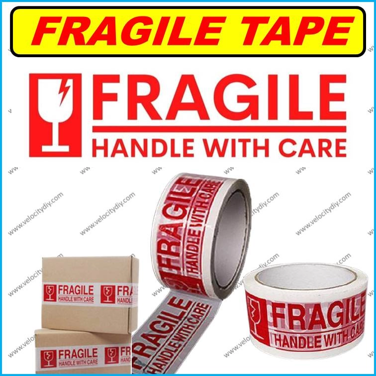 易碎品贴纸）Fragile Adhesive Tape For Shipping Packaging Shipping