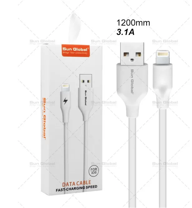 SUN GLOBAL SGC144 3.1A IP 1.2M FAST CHARGE CABLE