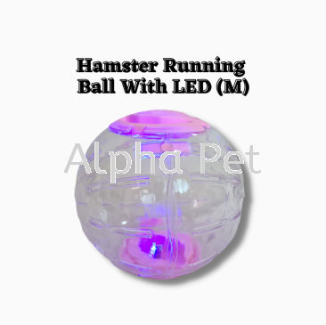Hamster Running  Ball With LED M Size (BE-P39)