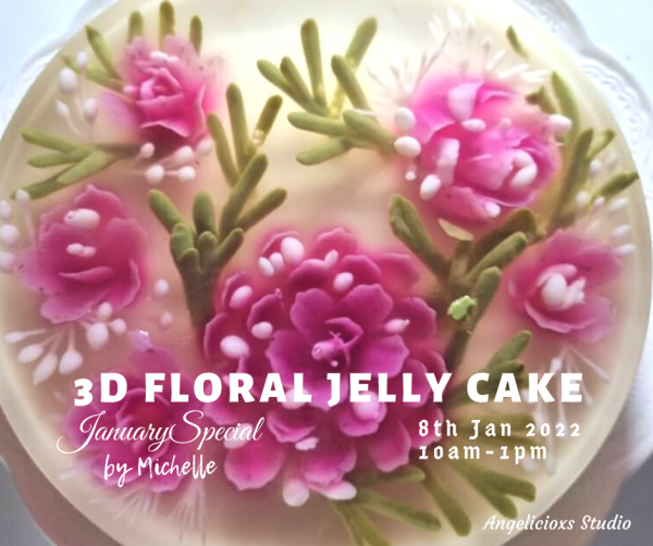 Hands On 3D Floral Jelly Class Baking Workshop Baking & Culinary Kuala Lumpur (KL), Malaysia, Selangor, Danau Desa Class, Lesson, Workshop | Angelicioxs Studio