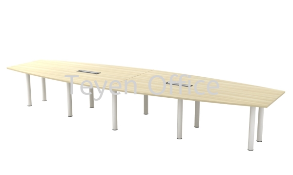 OVAL CONFERENCE TABLE (INCLUDED YC400 2UNIT) (BCC 24) BOAT SHAPE CONFERENCE TABLE MEETING TABLE Selangor, Malaysia, Kuala Lumpur (KL), Banting Supplier, Suppliers, Supply, Supplies | TEYEN OFFICE FURNITURE SDN BHD