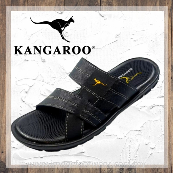 KANGAROO Men Slipper -KM-3747- BLACK Colour Men Sandals & Slippers Malaysia, Selangor, Kuala Lumpur (KL) Retailer | IMAGE FOOTWEAR COLLECTION SDN BHD