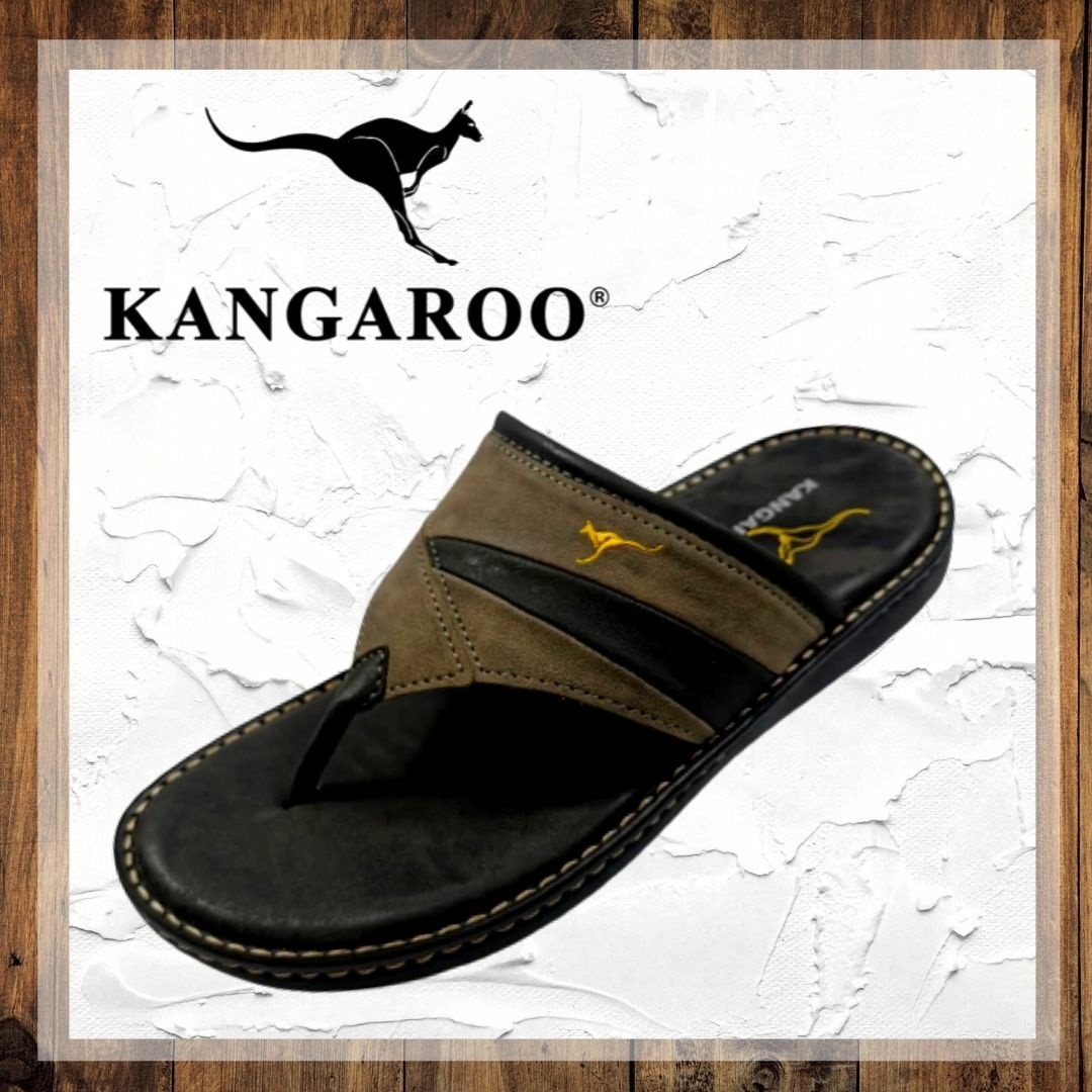 KANGAROO Men Slipper -KM-3758- BLACK Colour Men Sandals & Slippers  Malaysia, Selangor, Kuala Lumpur (KL)