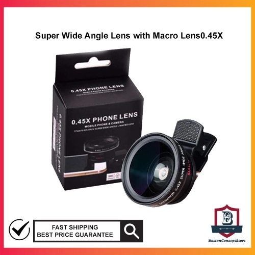 Super Wide Angle Lens With Macro Lens0.45X