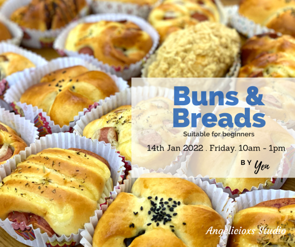 Bread and Buns Workshop  Baking Workshop Baking & Culinary Kuala Lumpur (KL), Malaysia, Selangor, Danau Desa Class, Lesson, Workshop | Angelicioxs Studio