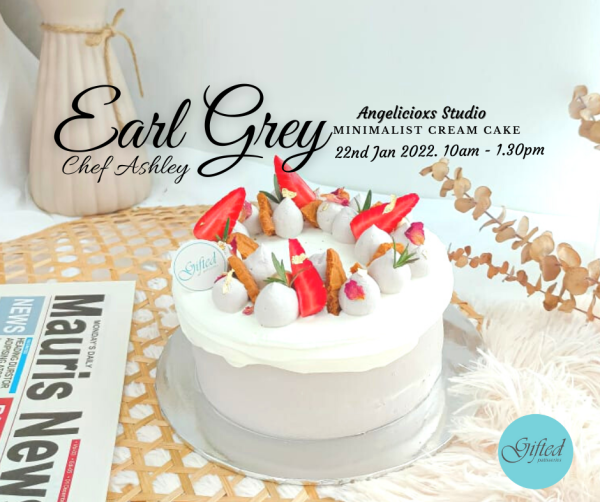 Minimalist Earl Grey Cream Cake Workshop Baking Workshop Baking & Culinary Kuala Lumpur (KL), Malaysia, Selangor, Danau Desa Class, Lesson, Workshop | Angelicioxs Studio