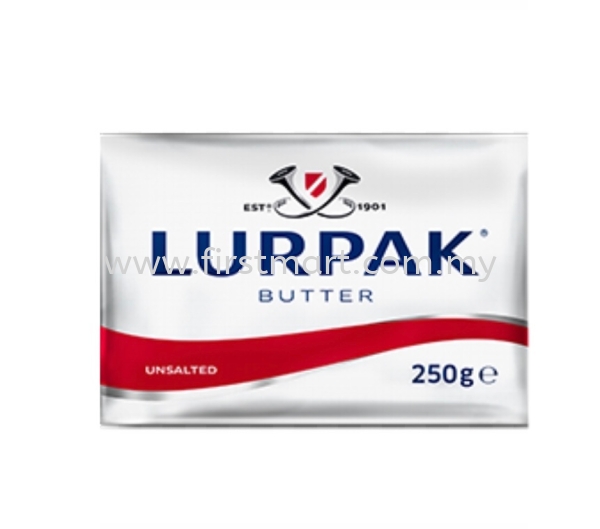 Lurpak Unsalted Butter (250g) Butter Bakery Ingredients & Acessories Malaysia, Selangor, Kuala Lumpur (KL), Sungai Besar, Kuala Selangor, Sekinchan Wholesaler, Supplier, Supply, Supplies | First Mart Vital Sdn Bhd