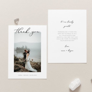 Wedding Thank You Card