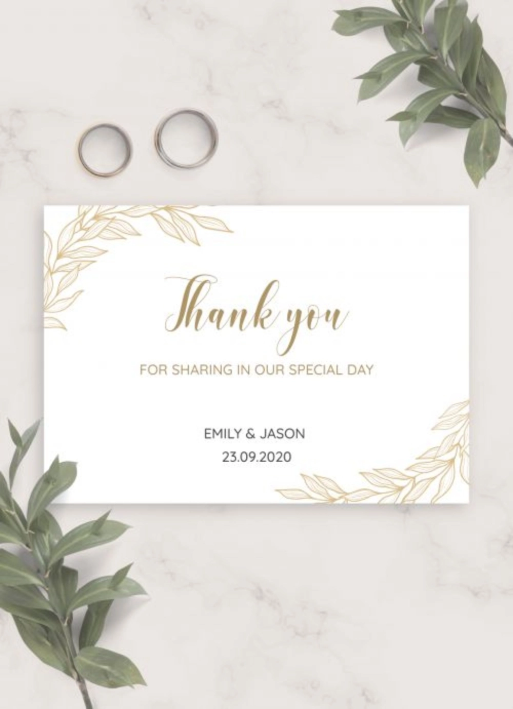 Wedding Thank You Card