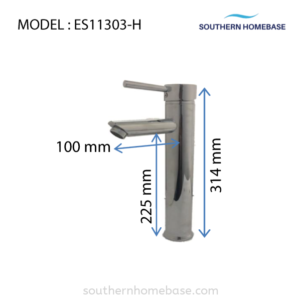 BATHROOM BASIN TAP PILLAR TALL MIXER ELITE ES11303-H Bathroom Johor Bahru (JB) Supplier, Supply | Southern Homebase Sdn Bhd