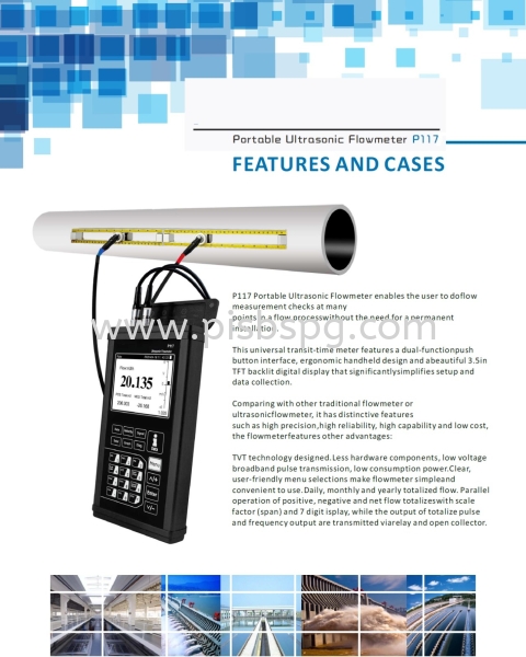 Portable Ultrasonic Flowmeter P117 Portable Ultrasonic Flow Meter Flow Meter Selangor, Malaysia, Kuala Lumpur (KL), Shah Alam Supplier, Suppliers, Supply, Supplies | Peacock Industries Sdn Bhd