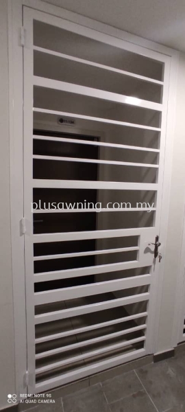 SWING DOOR GRILL @TUAN RESIDENCY, TAMAN CITY, KUALA LUMPUR  Grill Door Selangor, Malaysia, Kuala Lumpur (KL), Cheras Contractor, Service | Plus Awning & Iron Sdn Bhd