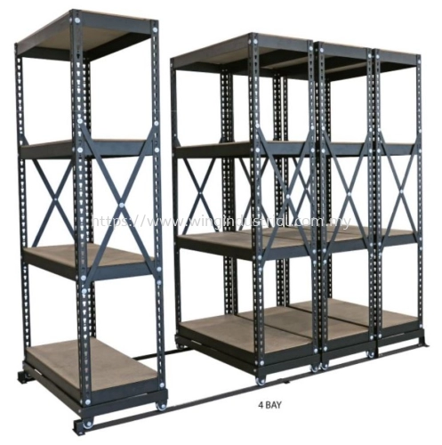 Mobile Boltless Rack (300kg Bay)